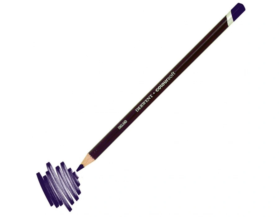 Derwent Coloursoft Pencil Yumuşak Kuruboya Kalemi C250 Purple
