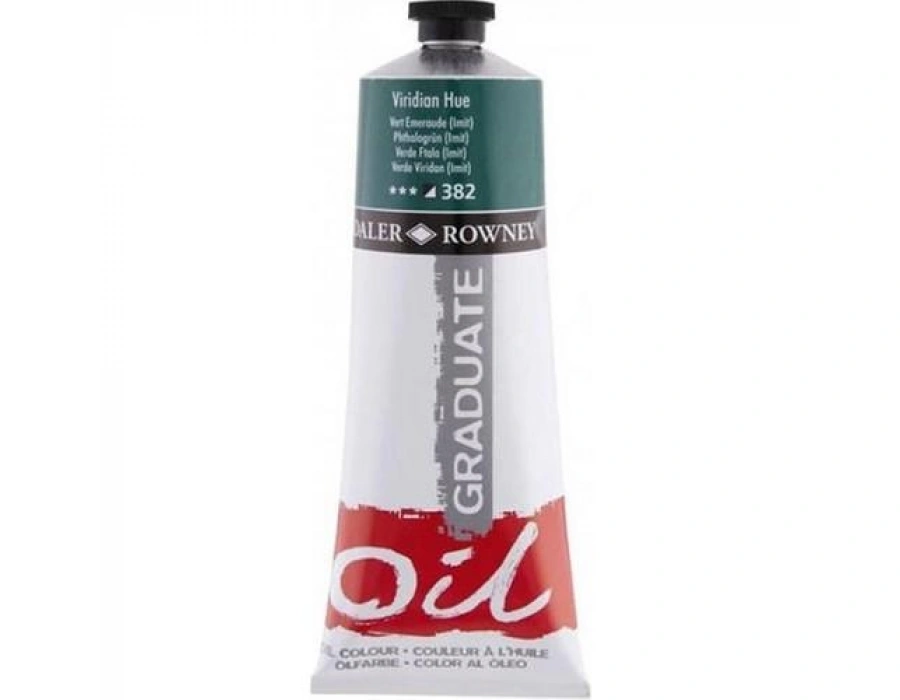 Daler Rowney Graduate Yağlı Boya 200 ml 382 Viridian Hue