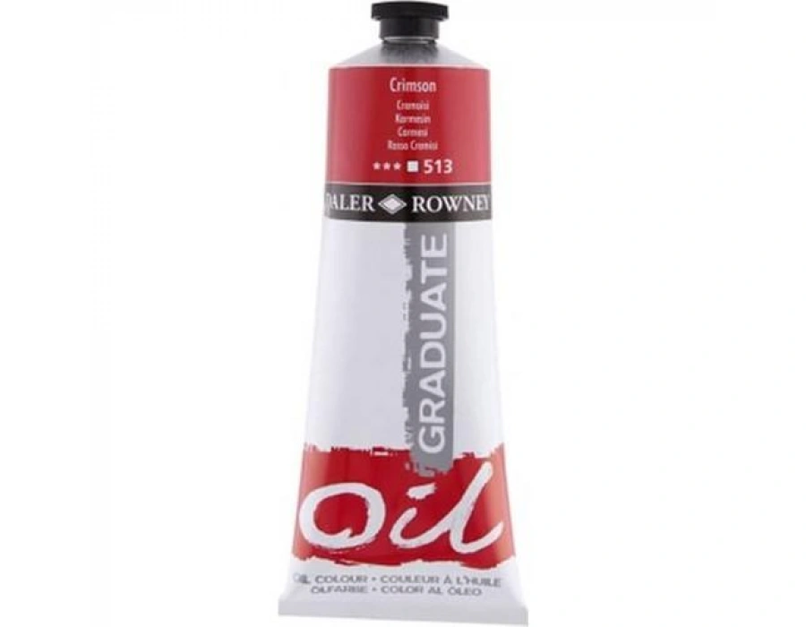 Daler Rowney Graduate Yağlı Boya 200 ml 513 Crimson
