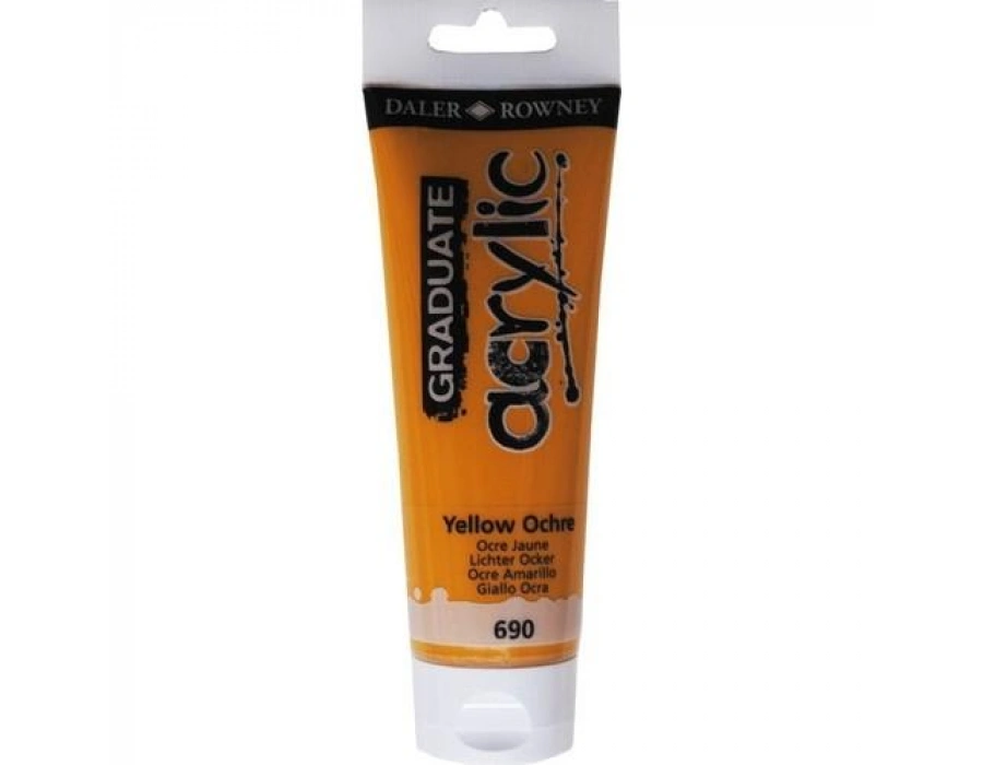 Daler Rowney Graduate Akrilik Boya 120ml Yellow Ochre