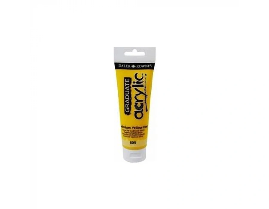 Daler Rowney Akrilik Boya 120 ML-605 Cadmium Yellow Hue