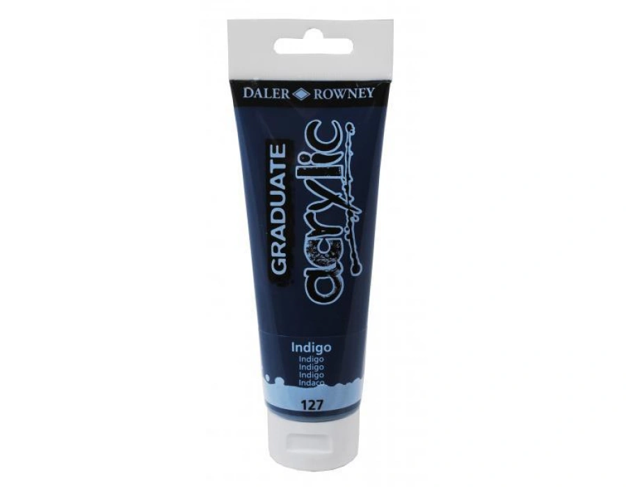 DALER ROWNEY 120 ML GRADUATE AKRİLİK BOYA 127 INDİGO