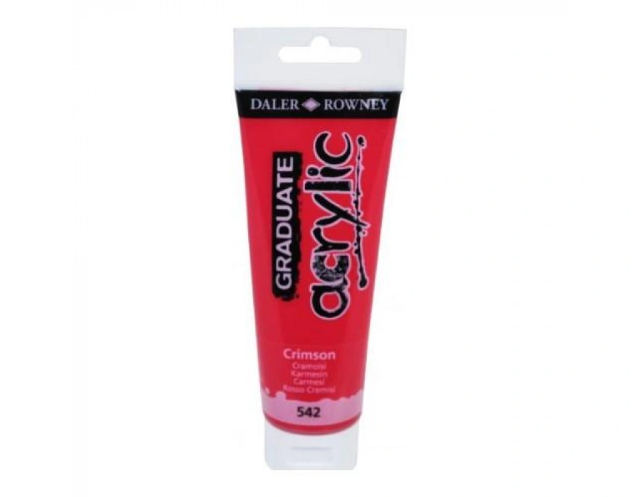 Daler Rowney 120 Ml Graduate Akrilik Boya 542 Crimson
