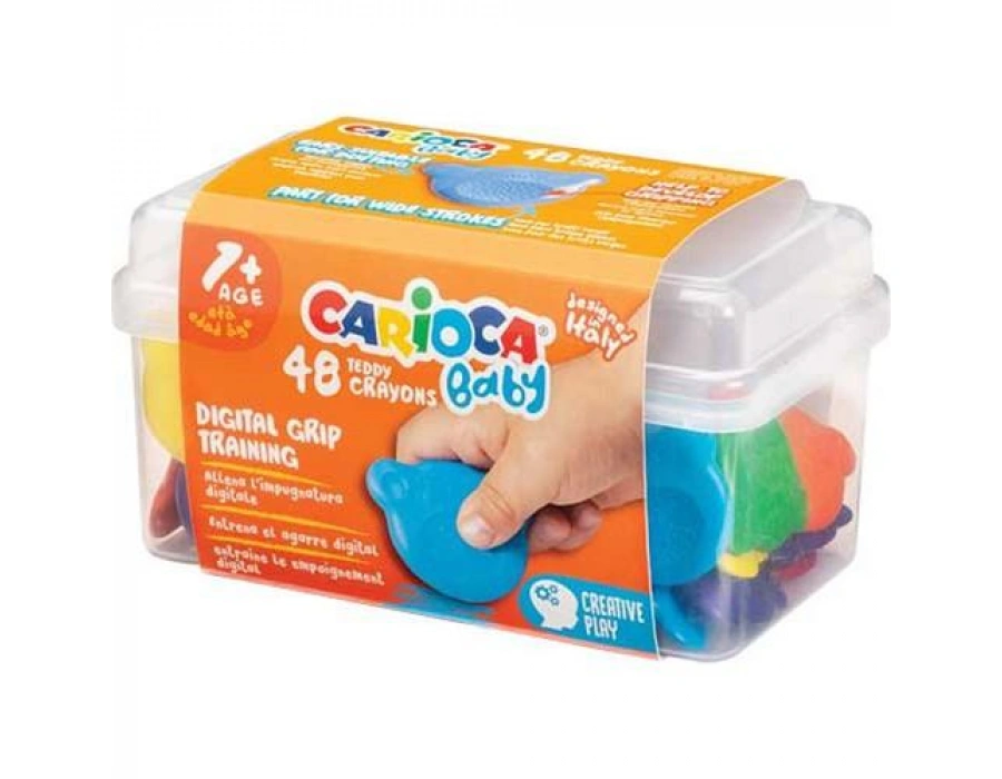 CARİOCA TEDDY BEBEK CRAYONS 48Lİ +1 YAŞ