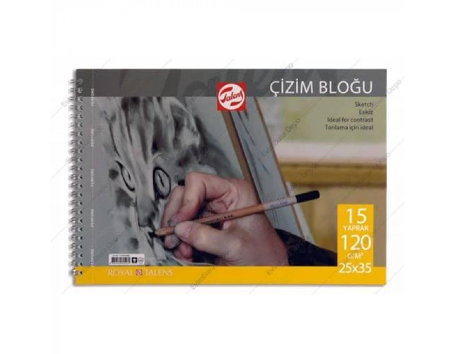 Talens Çizim Bloğu 120 gr A5 40 Yaprak