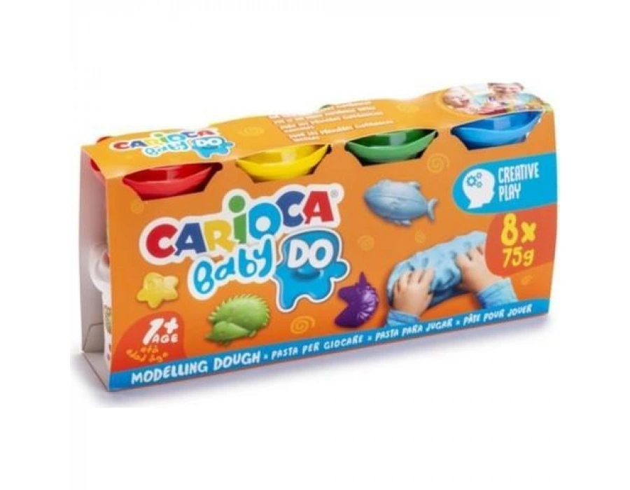 CARIOCA Bebek Oyun Hamuru 8 Renk X 75 Gr 1+ Yaş