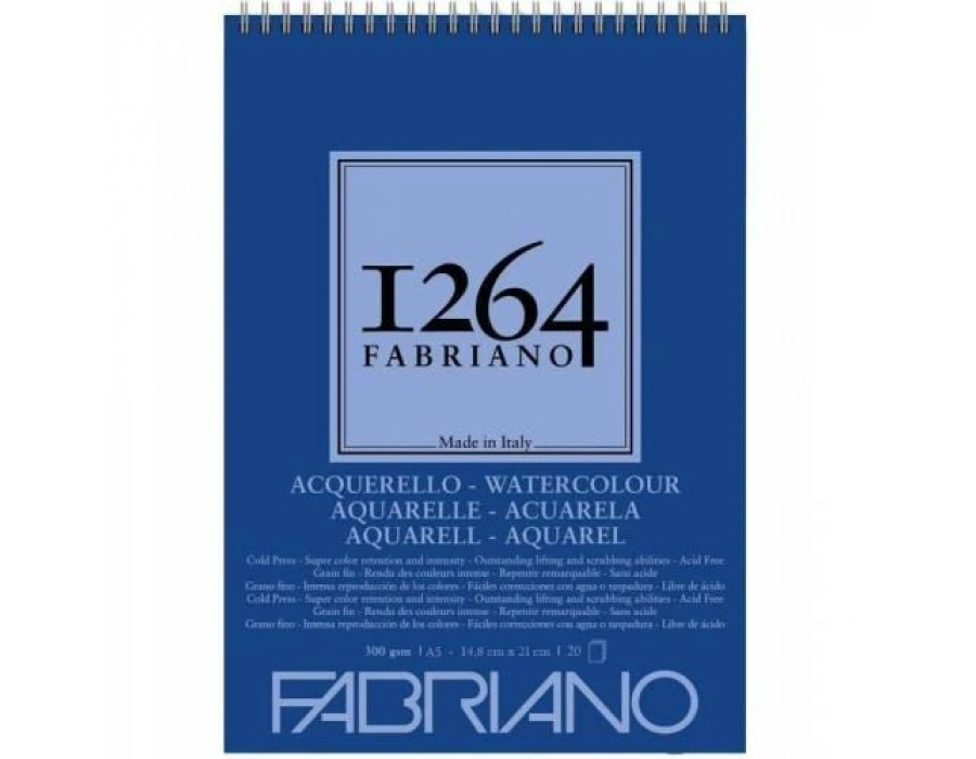 Fabriano 1264 bristol markör bloğu 200 gr A4 50 yp