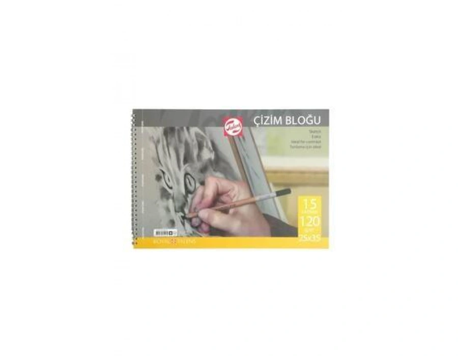 Talens Van Gogh Çizim Blok Spiralli 15 Yaprak 120 gr 25x35