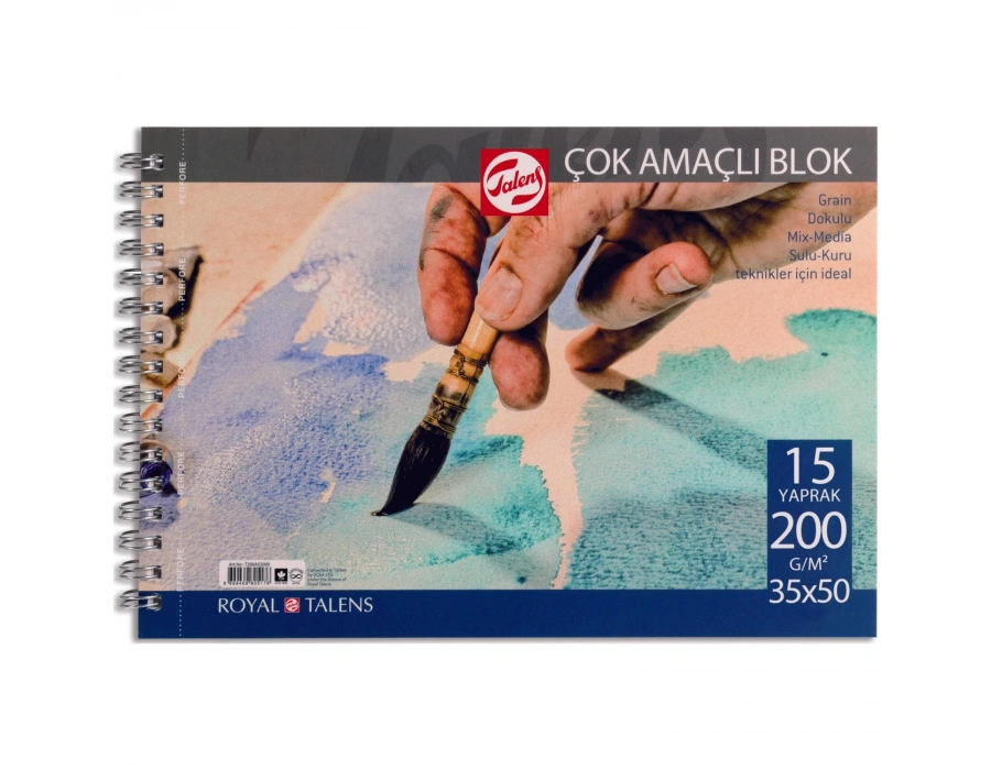 TALENS ÇOK AMAÇLI RESİM BLOKLARI 200GR 35x50 15YP
