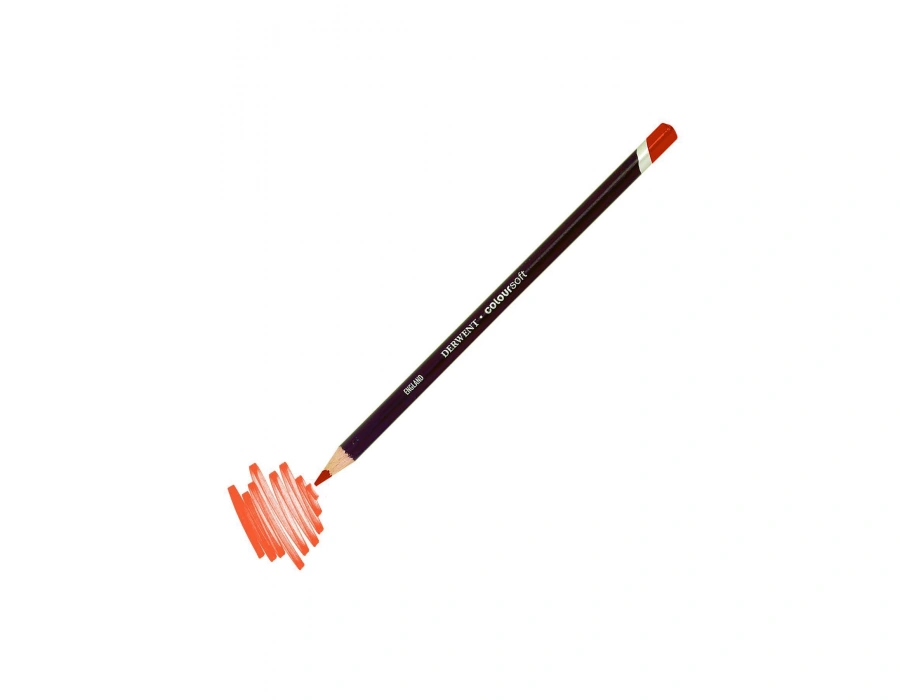 DERWENT COLOURSOFT C080 KURU BOYA KALEMİ BRIGHT ORANGE