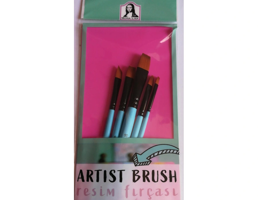 Mona lisa Çok Amaçlı Fırça Seti 5 Parça Multi purpose Brushes