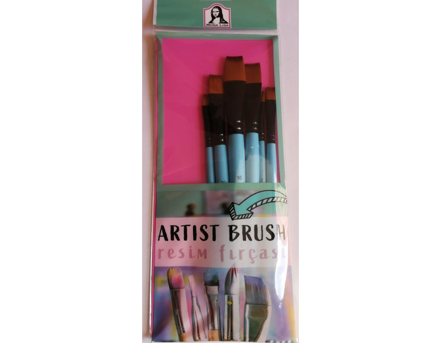 Mona lisa Çok Amaçlı Fırça Seti 6 Parça Multi