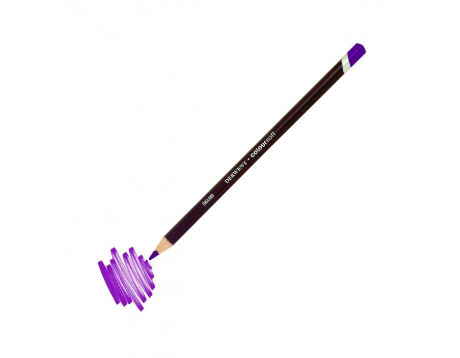 Derwent Coloursoft Pencil Yumuşak Kuru Boya Kalemi C140 Deep Fuchsia