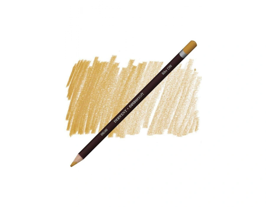 Derwent Coloursoft - Yumuşak Kuruboya Kalemi- Ochre C590
