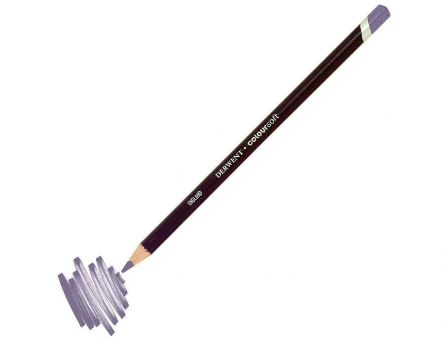 Derwent Coloursoft Pencil Yumuşak Kuruboya Kalemi C230 Pale Laven