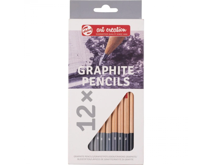 Talens Art Creation Graphite Pencils Dereceli Karakalem Eskiz Çizim Seti 12 li