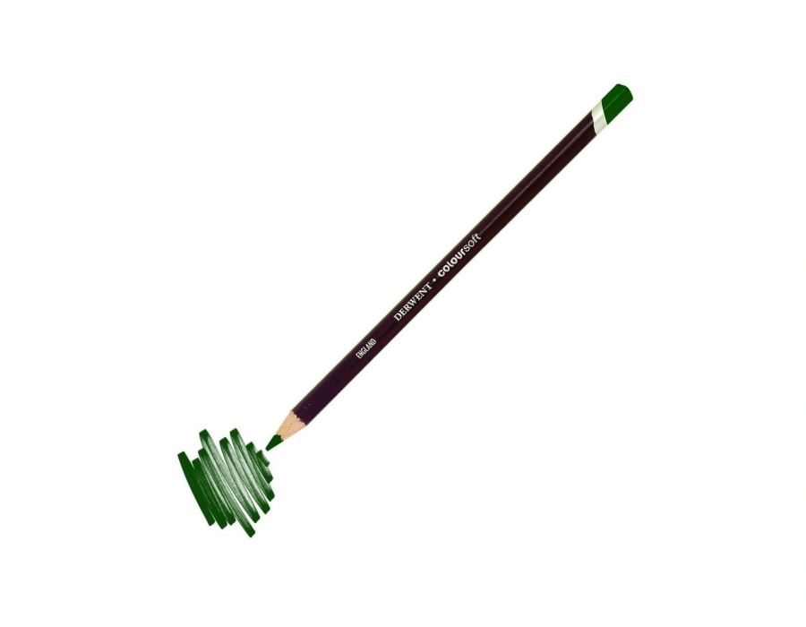 Derwent Coloursoft Pencil Yumuşak Kuru Boya Kalemi C420 Green