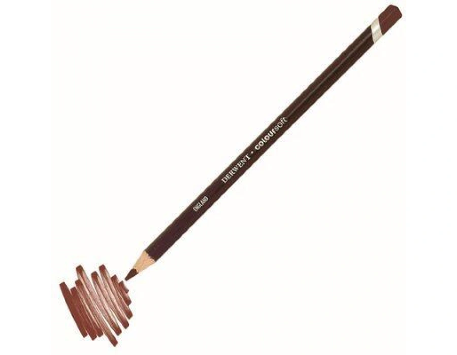 Derwent Coloursoft Kuru Boya Kalemi C610 Dark Terracotta