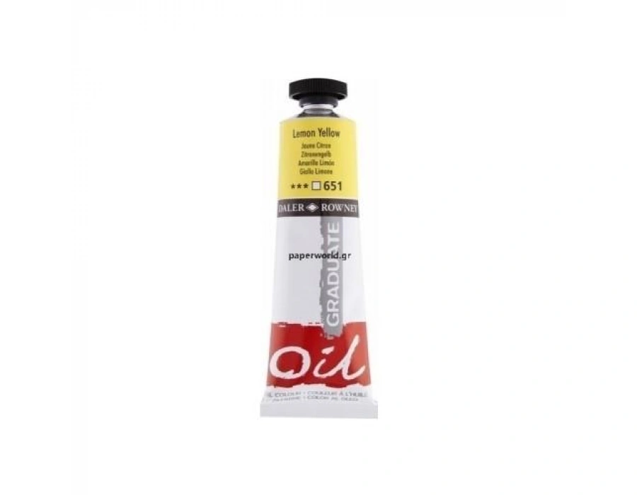 Daler Rowney Yağlı Boya Grad 38Ml-651 Lemon Yellow