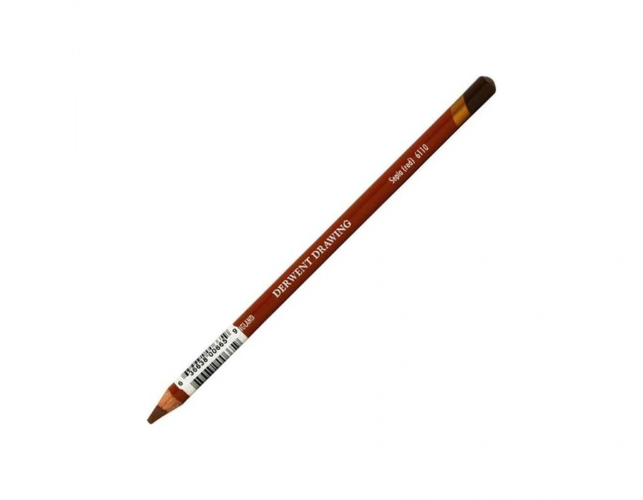 Derwent Drawing Pencil Renkli Çizim Kalemi 6110 Sepia Red