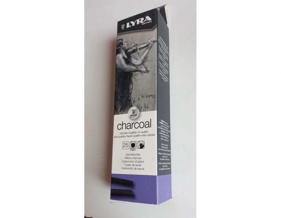 Lyra Willow füzen Charcoal Medium Sticks 25 pcs 5-6 mm