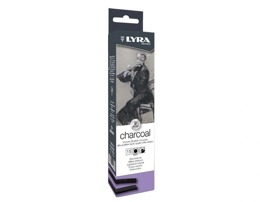 Lyra Medium Charcoal Doğal Füzen 5-6mm 15 Adet
