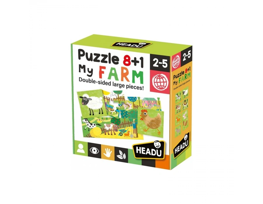 HEADU PUZZLE 8+1 FARM (2-5 YAŞ)