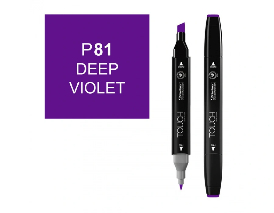 Touch Twin p815 deep violet  Marker shinhan keçeli kalem