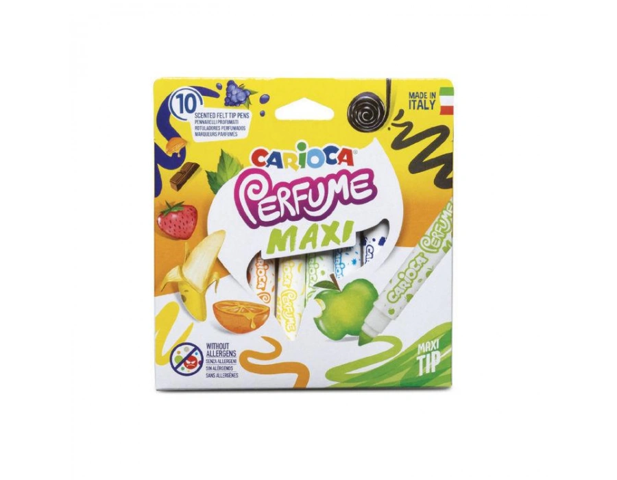 CARİOCA KOKULU JUMBO KEÇELİ BOYA KALEMİ 10LU