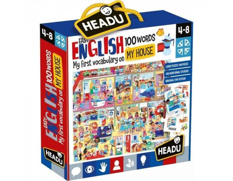 HEADU EASY ENGLISH 100 WORDS MY HOUSE (4-8 YAŞ)