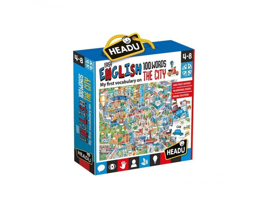 HEADU EASY ENGLISH 100 WORDS CITY (4-8 YAŞ)