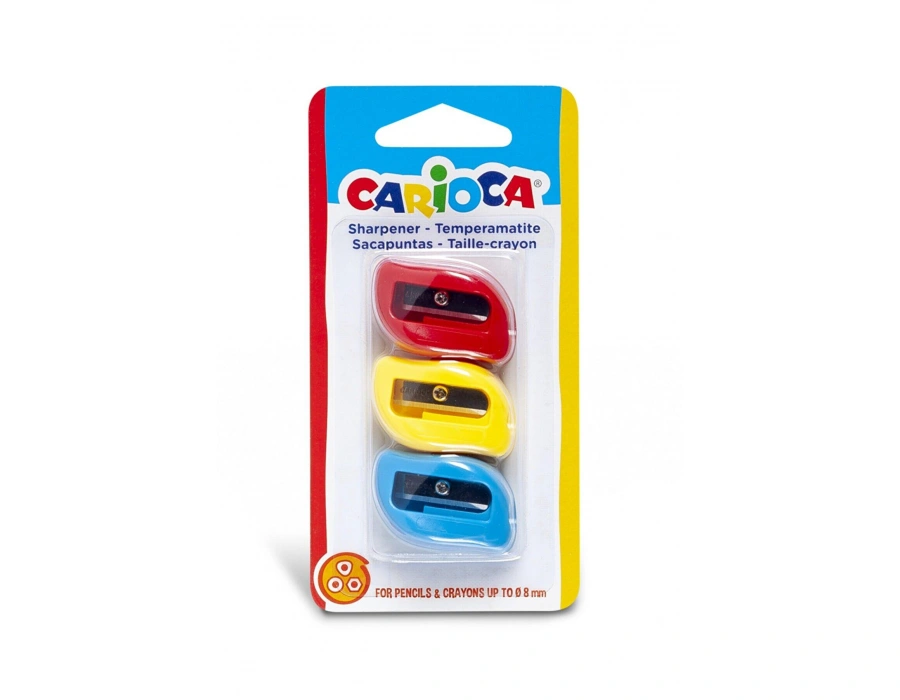 CARİOCA KALEMTIRAŞ 3LÜ BLİSTERLİ