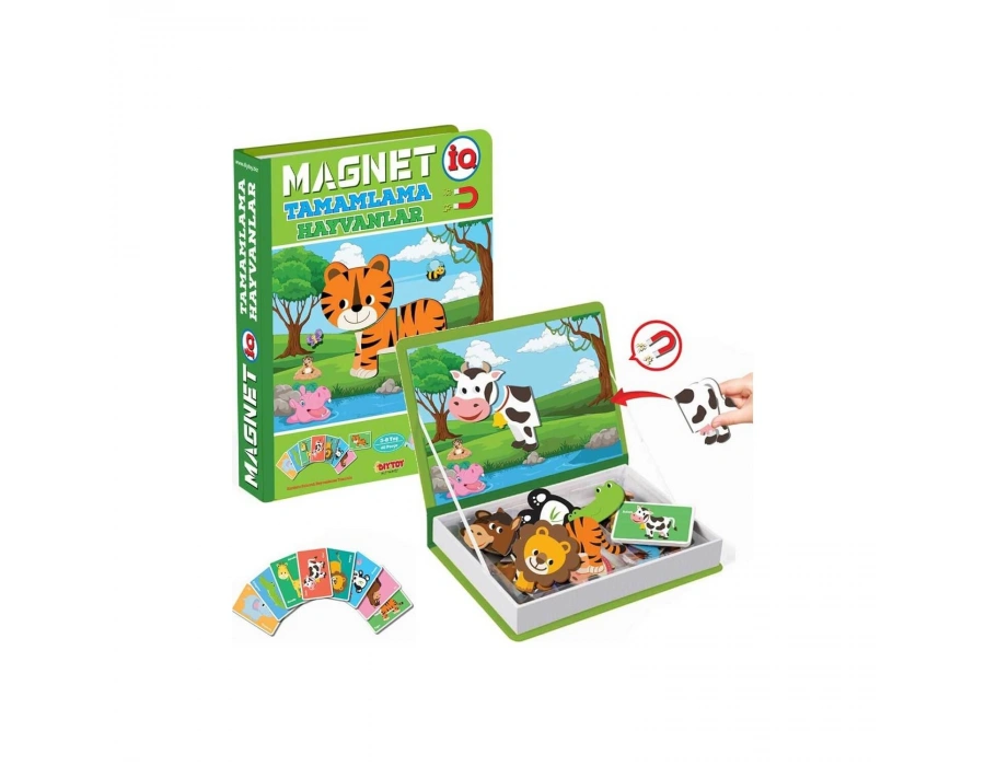 Diy Toy - Manyetik Magnet Hayvanlar Tamamlama