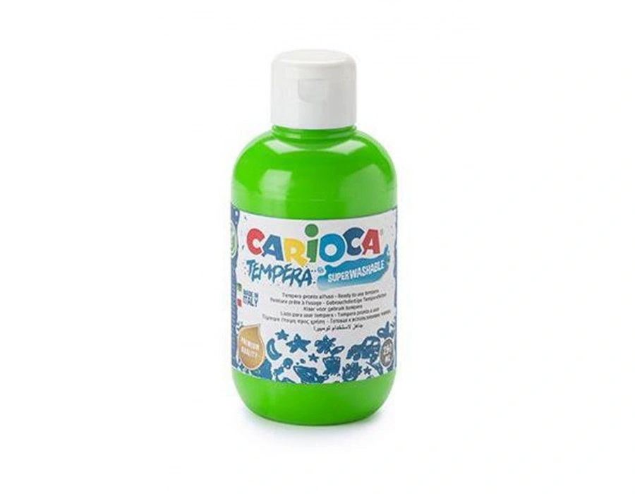 CARİOCA TEMPERA SULUBOYA SÜPER YIKANABİLİR YEŞİL 250 ML.
