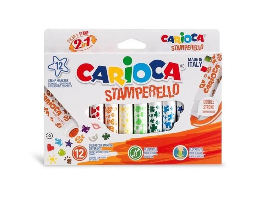 CARİOCA STAMPERELLO KEÇELİ BOYA KALEMİ 12Lİ