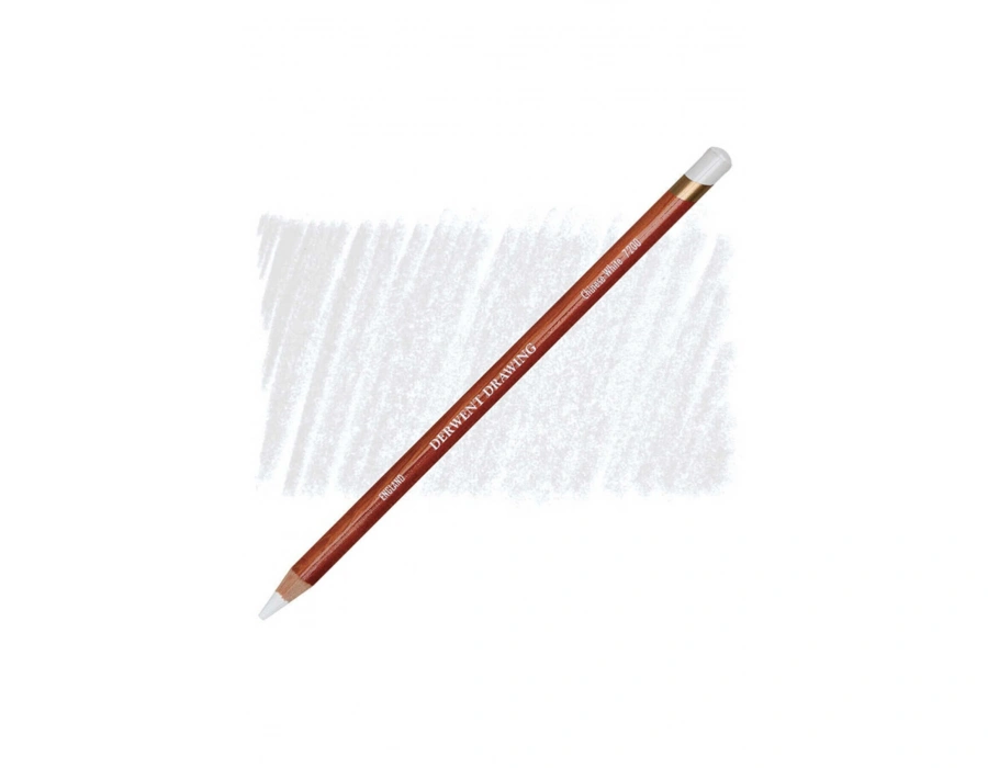 Derwent Drawing Pencil Renkli Çizim Kalemi 7200-chinese White