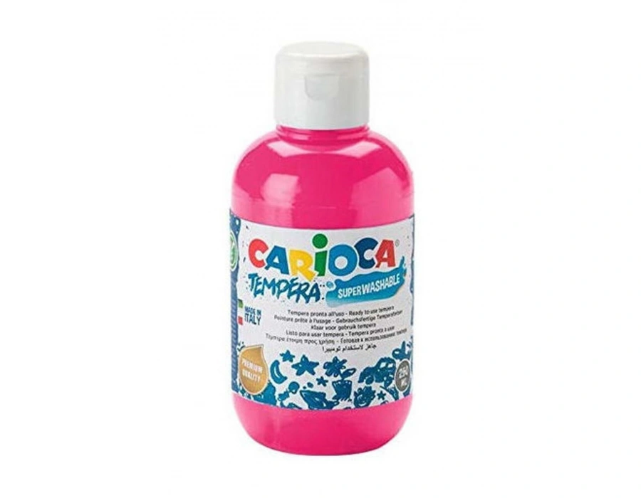 CARİOCA TEMPERA SULUBOYA SÜPER YIKANABİLİR KIRMIZI 250 ML.