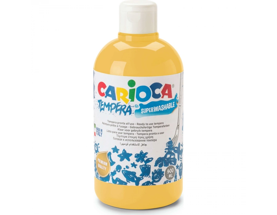 CARİOCA TEMPERA SULUBOYA SÜPER YIKANABİLİR SARI 250 ML.