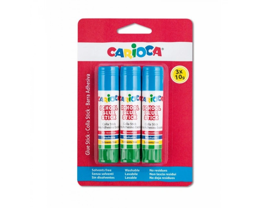 CARİOCA STİCK YAPIŞTIRICI 10 GR 3LÜ BLİSTERLİ