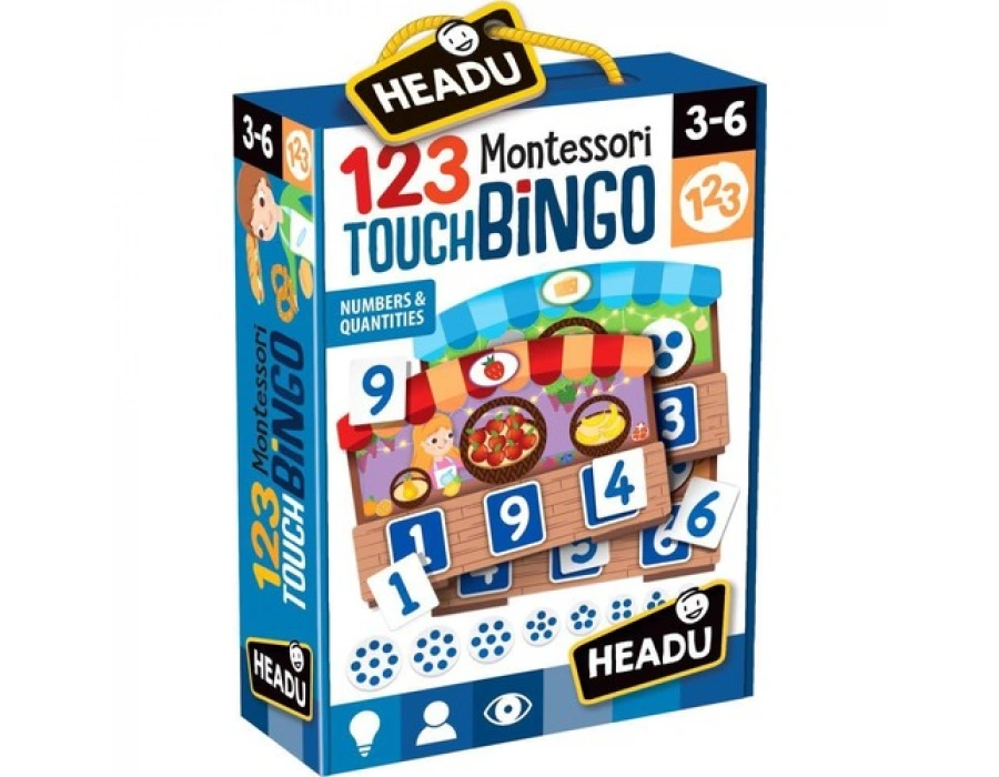 HEADU 123 MONTESSORI TOUCH BINGO (3-6 YAŞ)