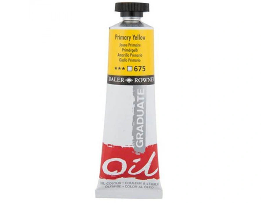 Daler Rowney Graduate Yağlı Boya 38ml 675 Primary Yellow
