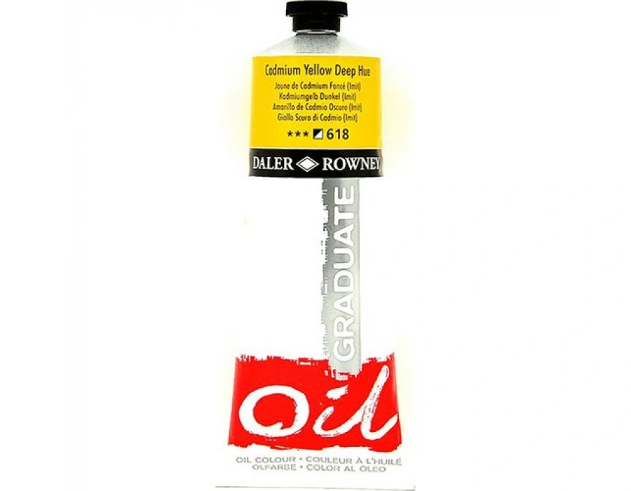 Daler Rowney Yağlı Boya Graduate 38 ML-618 Cadmium Yellow Deep Hue