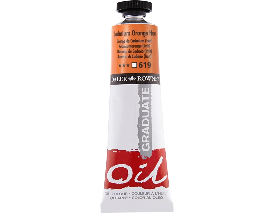Daler Rowney Graduate Yağlı Boya Grad Oil, 38 Ml, Cad Orange Hue