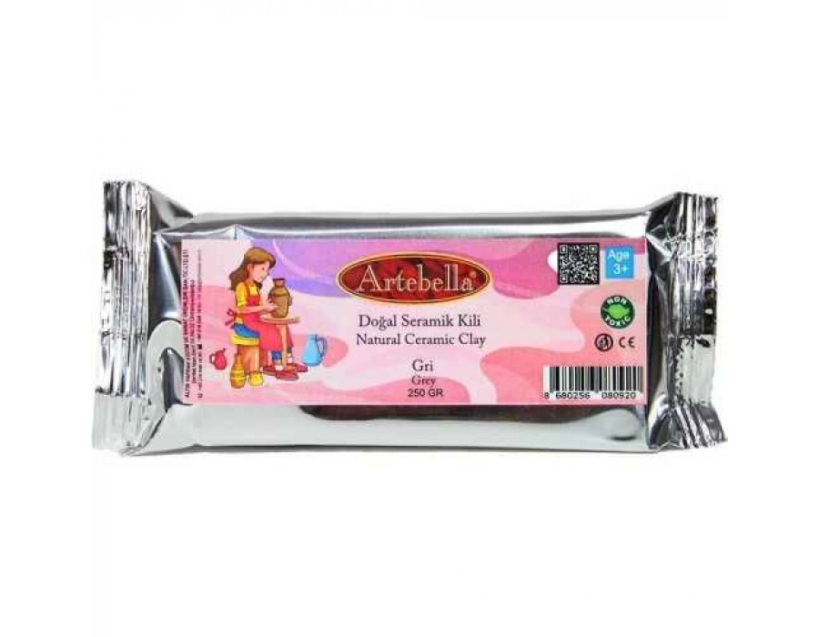 Artebella Doğal Seramik Kili beyaz 250 Gr