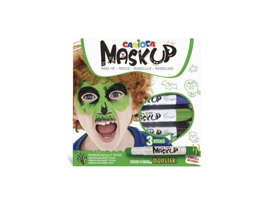 Maskup Yüz Boyası Monster 3lü Carioca