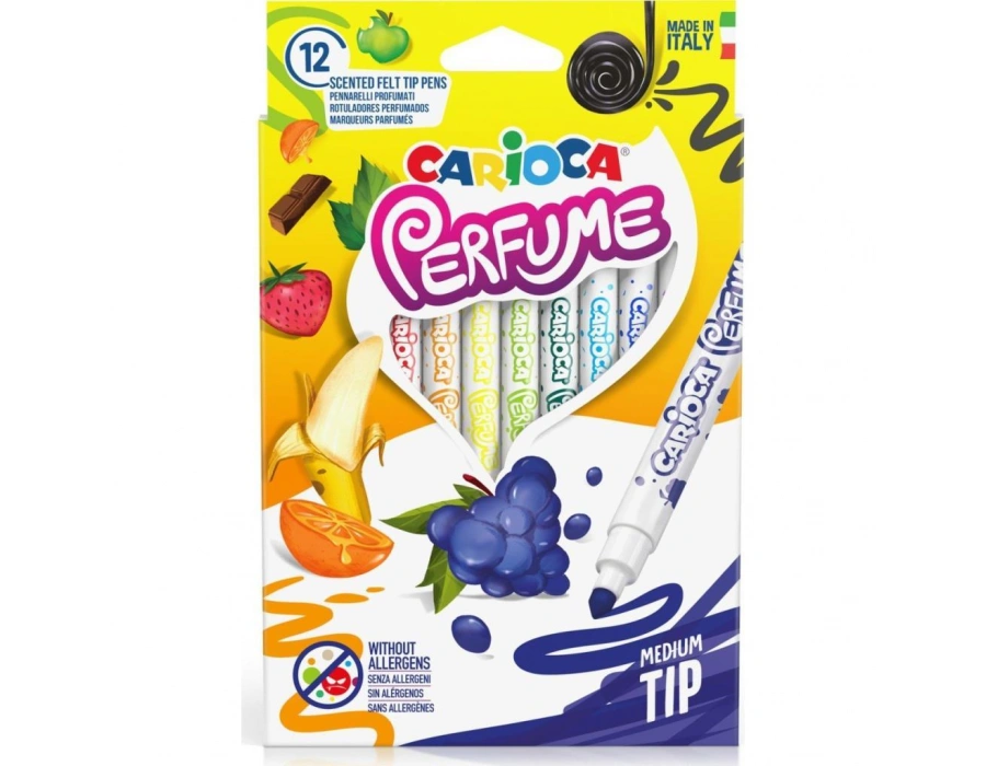 CARİOCA KOKULU KEÇELİ BOYA KALEMİ 12Lİ