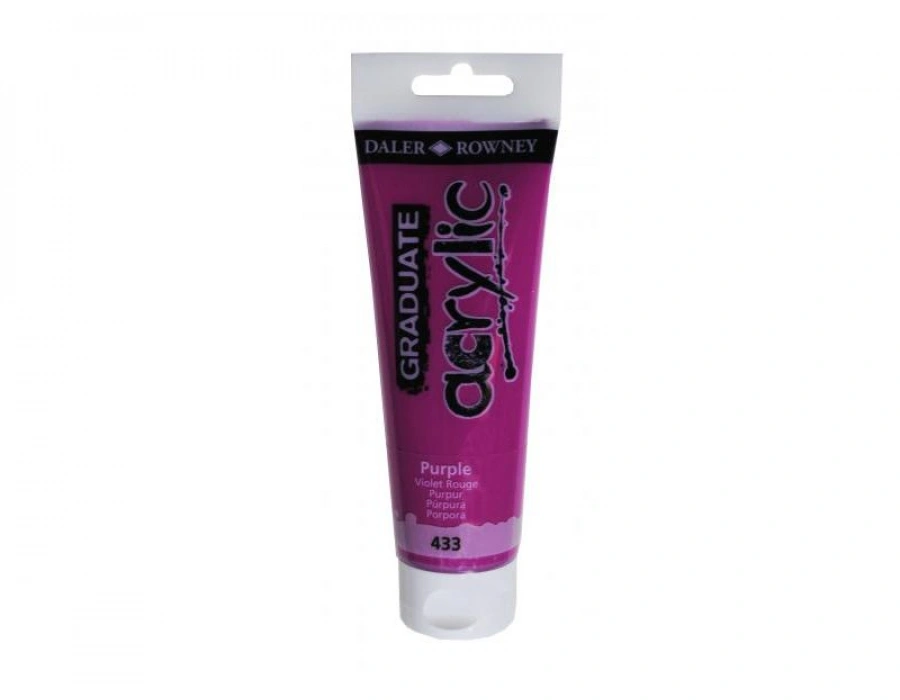 DALER ROWNEY 433 GRADUATE AKRİLİK BOYA Purple120 ML
