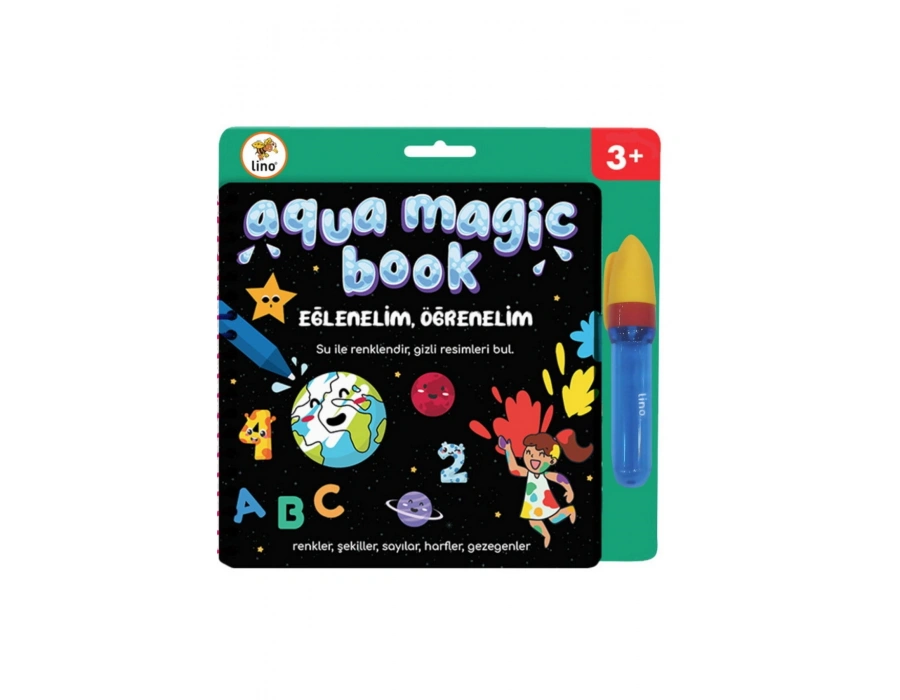 LİNO AQUA MAGİC BOOK EĞLENELİM, ÖĞRENELİM (SİHİRLİ BOYAMA KİTABI)