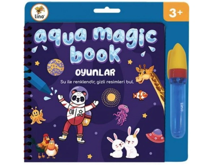 LİNO AQUA MAGİC BOOK OYUNLAR (SİHİRLİ BOYAMA KİTABI)