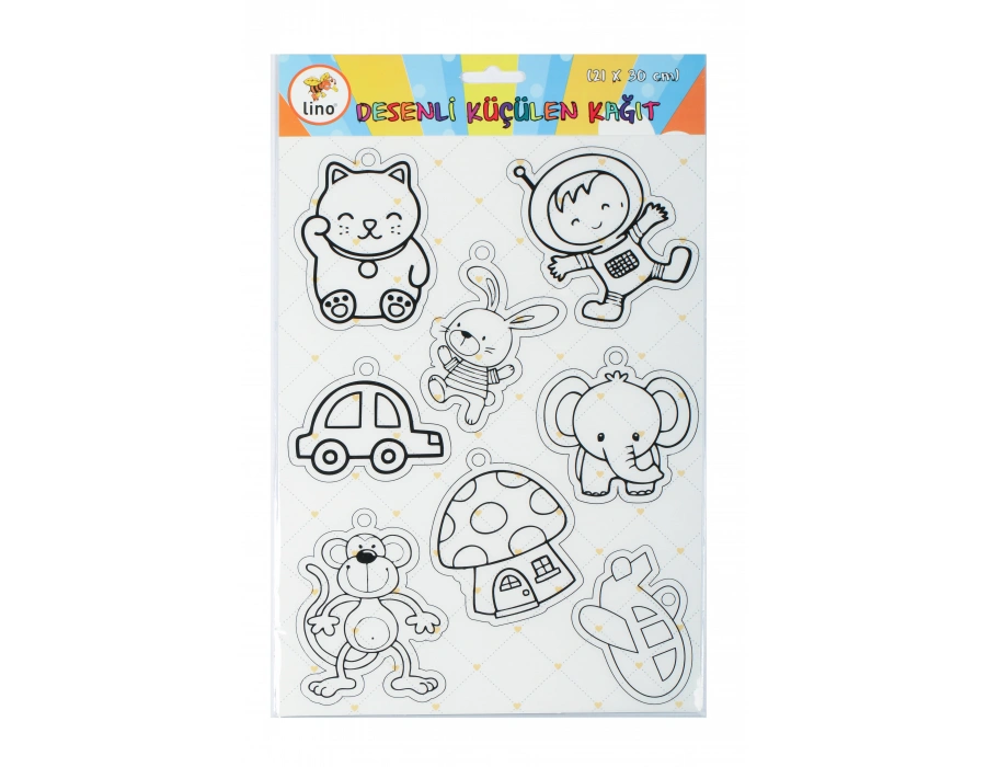 LİNO DESENLİ KÜÇÜLEN KAĞIT (21X30 cm.)